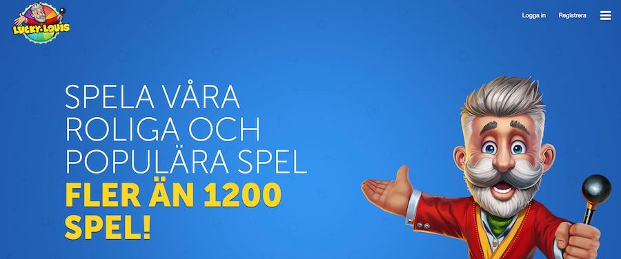 Många olika spel hos LuckyLouis