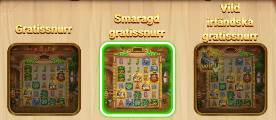 Bonus buy i Lucky McGee and the Rainbow Treasures slot