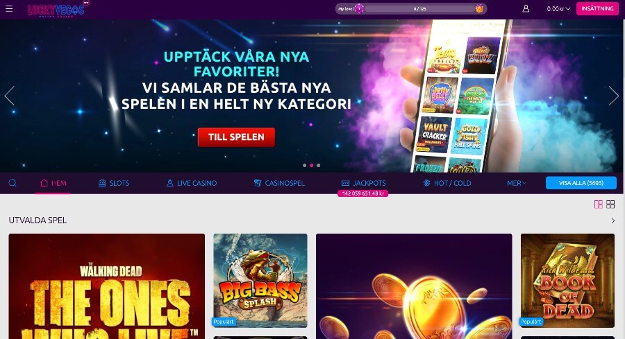 LuckyVegas mobilcasino
