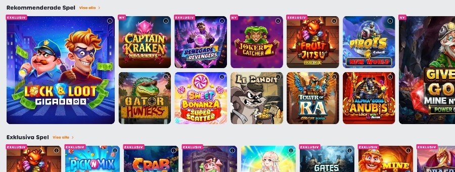 Lyllo Casino slotsutbud