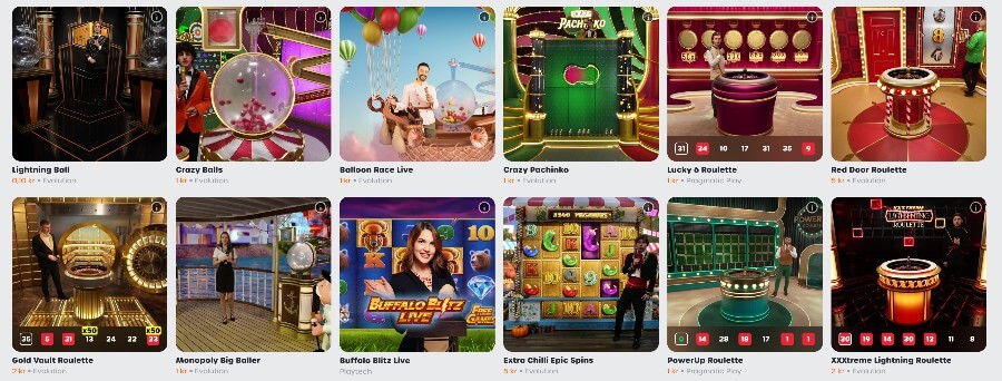 Game Shows hos Lyllo Casino