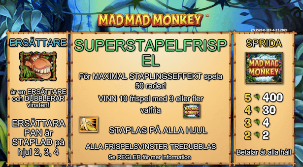 Mad Mad Monkey Bonus