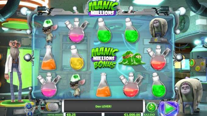 Manic Millions Spel