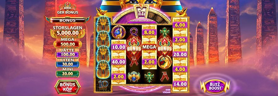 Mask of Amun Gold Blitz Ultimate spelplan