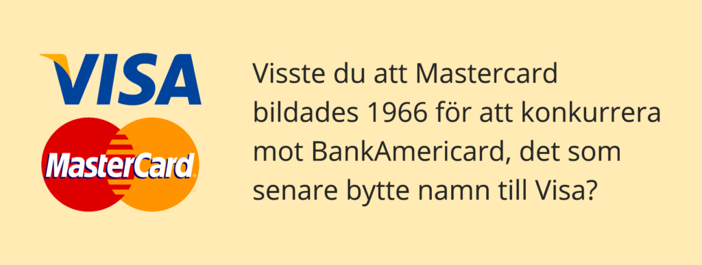 När grundades MasterCard?