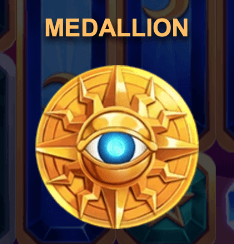 Medallion Megaways medallion symbol.