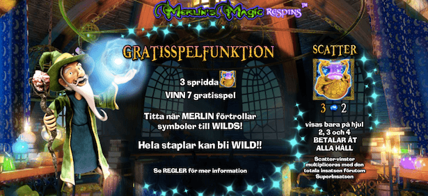 Merlin's Magic Respins Bonus