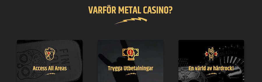 Varför välja Metal Casino?