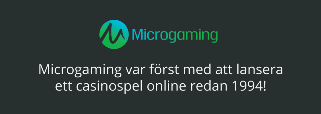 Microgaming lanserade det första casinospelet online