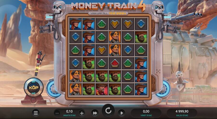 Money Train 4 spelplan