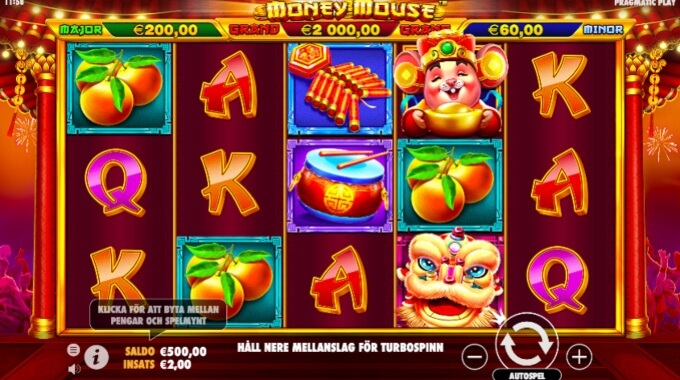 Money Mouse Slot Bonus Game