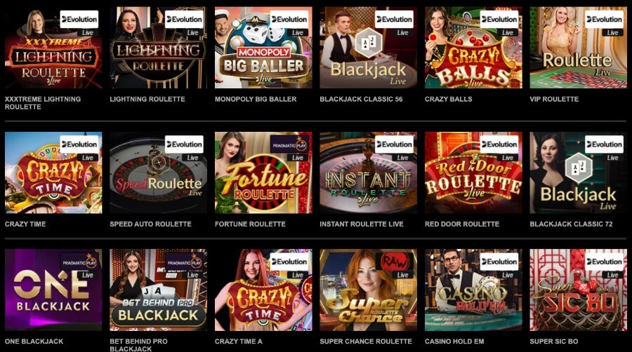 Mr Vegas Live Casino spel