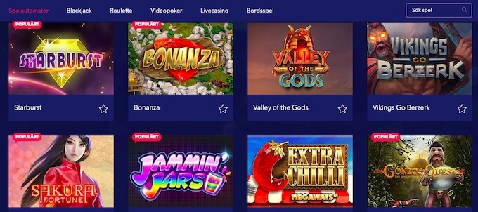 Nightrush casino spel
