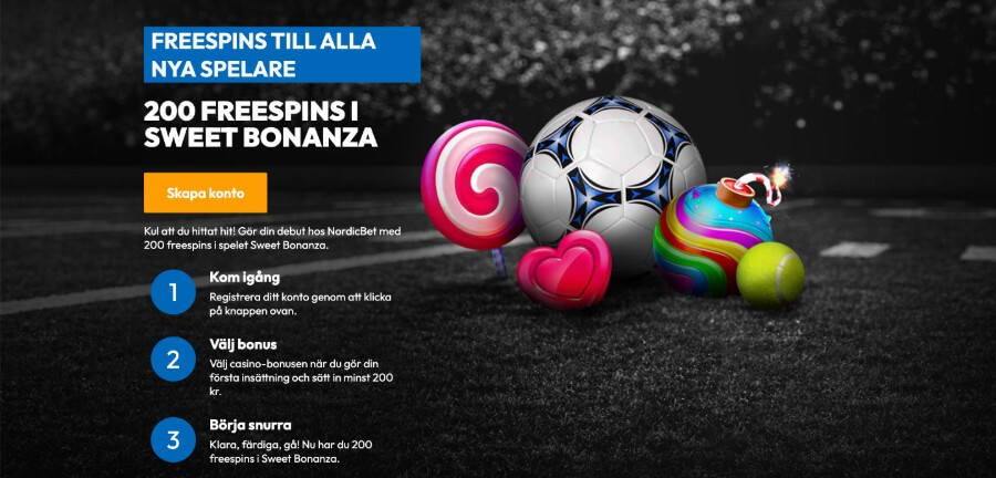 Välkomstbonus hos NordicBet Casino