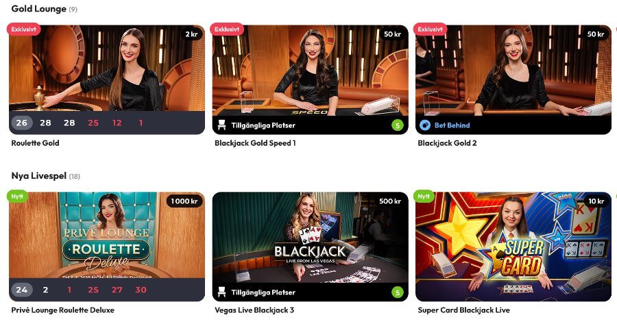 NordicBets live casino