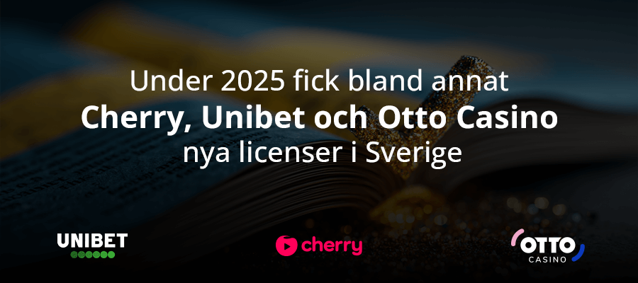 Casinon med ny licens