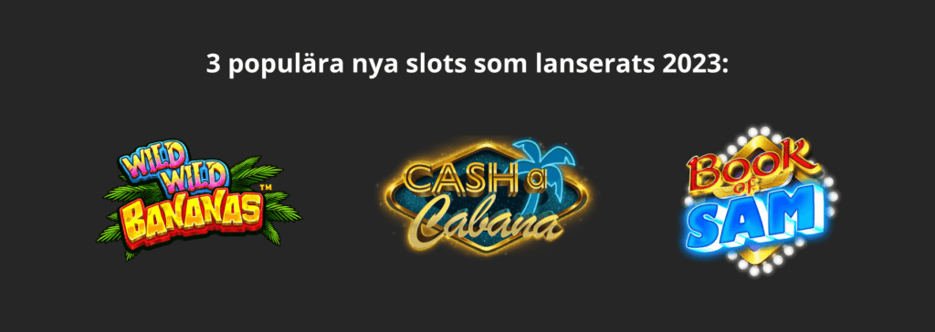 Populära nya slots 2023