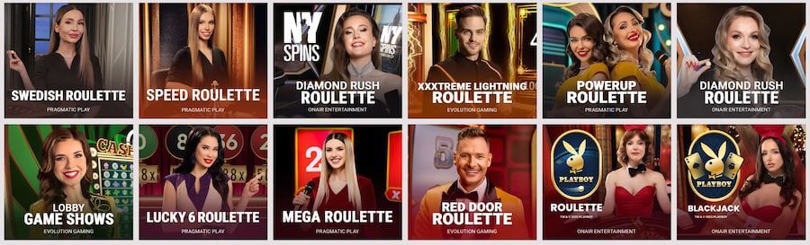 NYSpins live casino