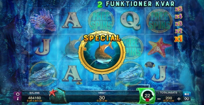 Oceans Secret Free Spins