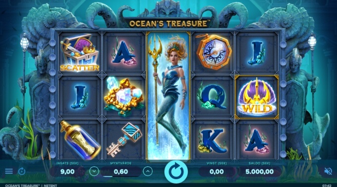 Oceans Treasure Slot Bonus