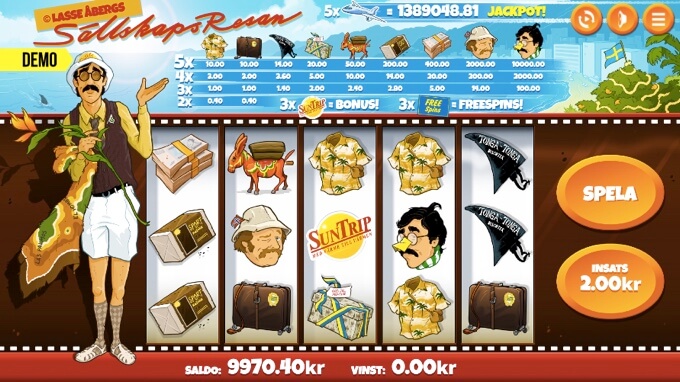 Symboler i Sällskapsresan slot