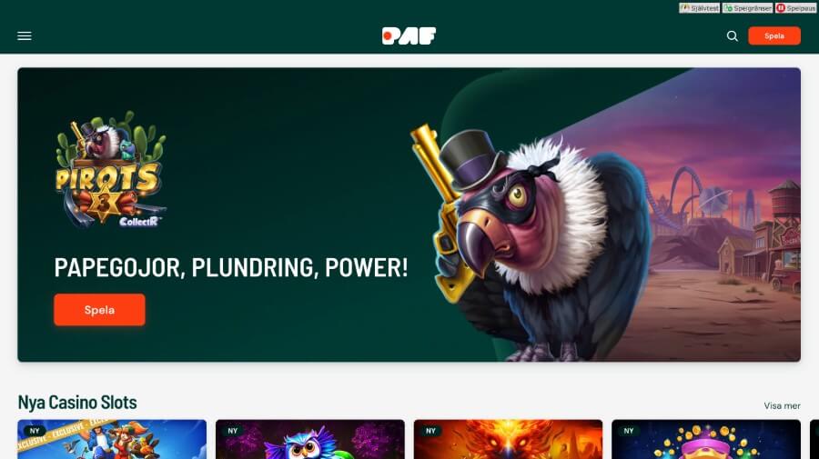 Paf.com nya design