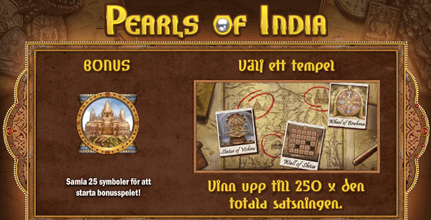 Pearls of India Bonus