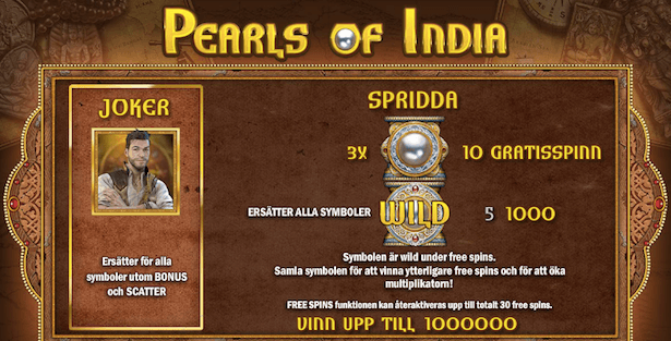 Pearls of India Bonus