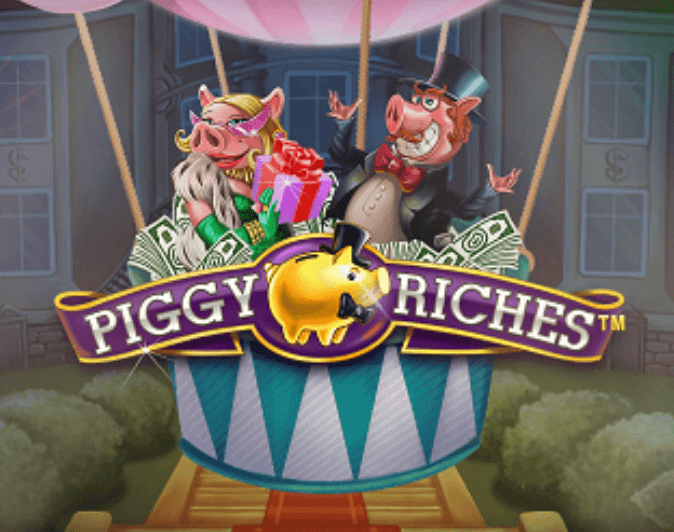 Piggy Riches Megaways logga.