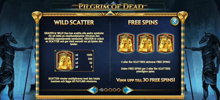 Pilgrim of Dead free spins
