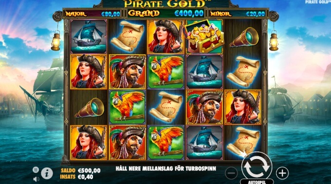 Pirate Gold Slot Bonus Game