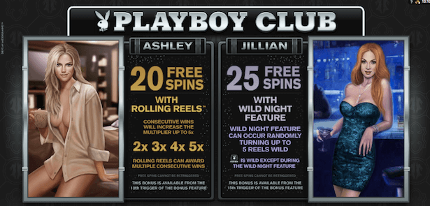 Playboy Online Slot Bonus