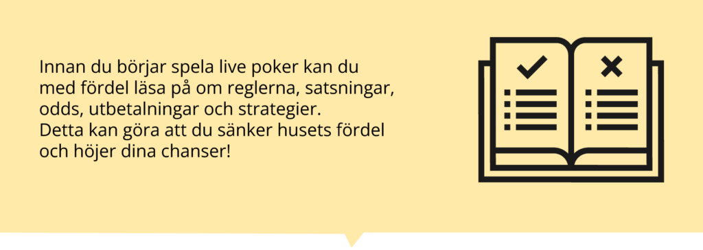 Poker tips.