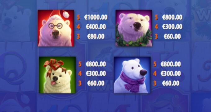 Polar Paws Slot Bonus Symbols