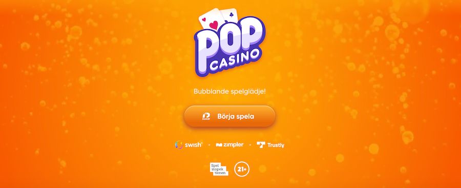 Pop Casinos startsida