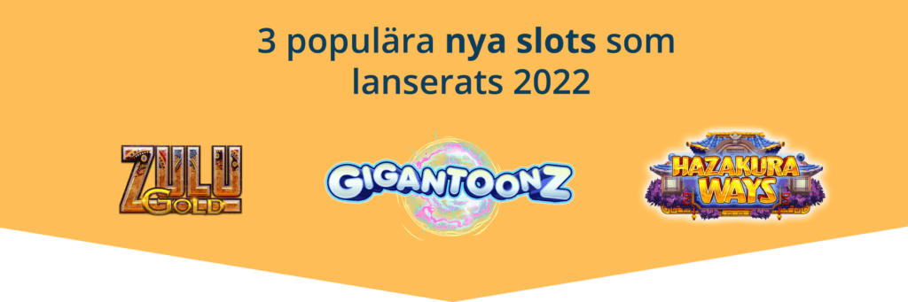 Populära nya slots 2022