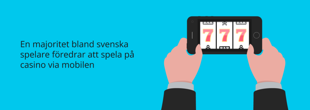 Svenska spelare föredrar att spela på mobilen