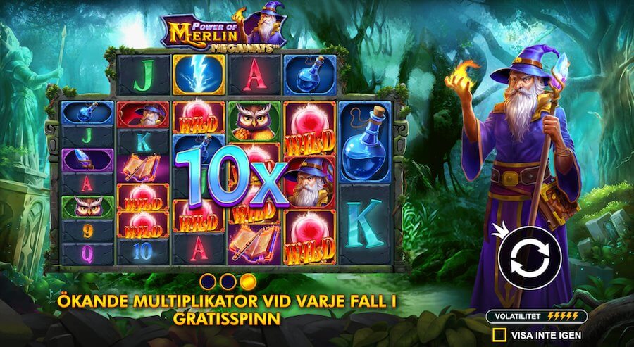 Power of Merlin Megaways free spins