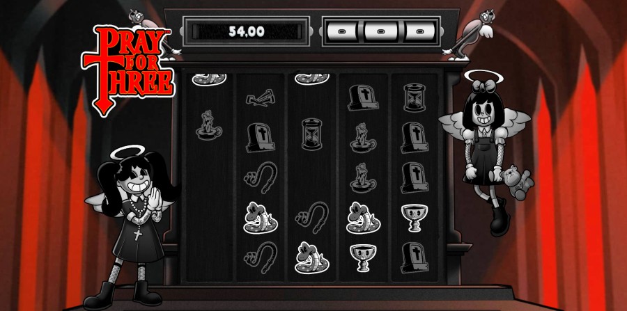 Free spins-läge i Pray of Three
