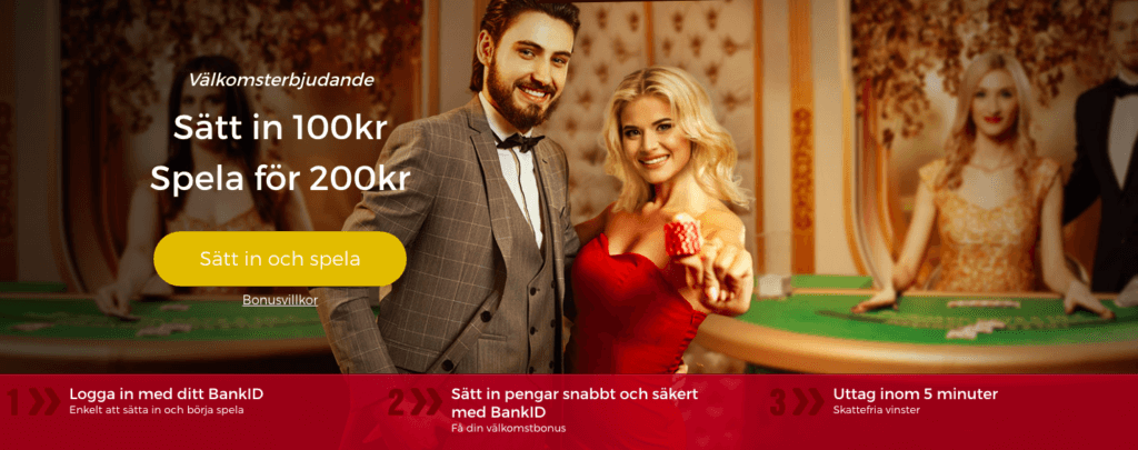 Pronto Live Casino enkel registrering