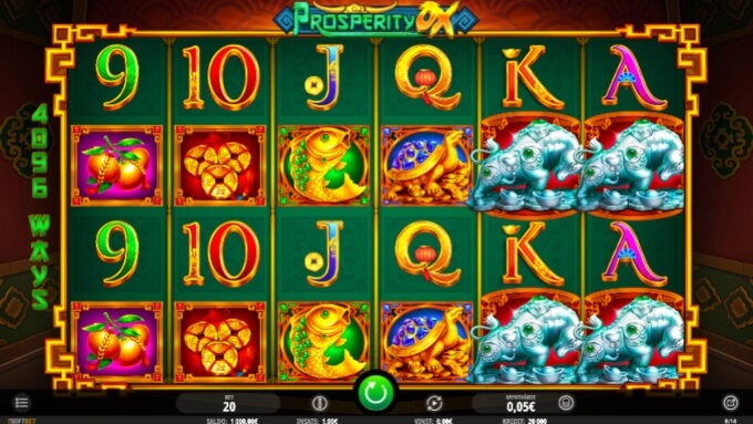 Prosperity Ox Slot Bonus Game