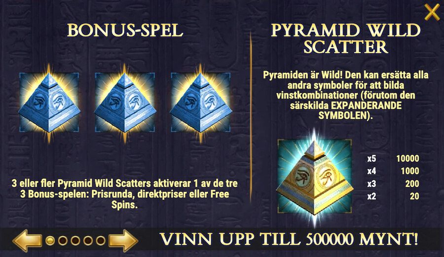 Pyramids of Dead bonusspel