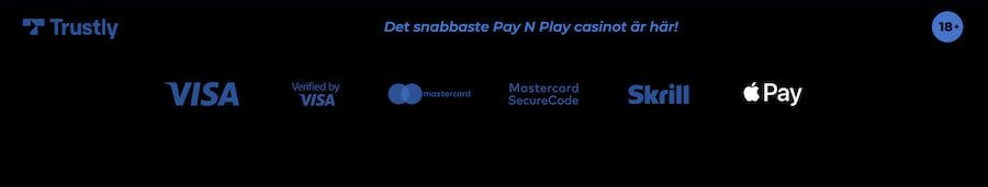 Race Casinos betalningsmetoder