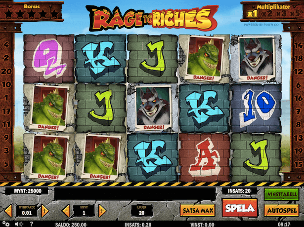 Rage to Riches Bonus