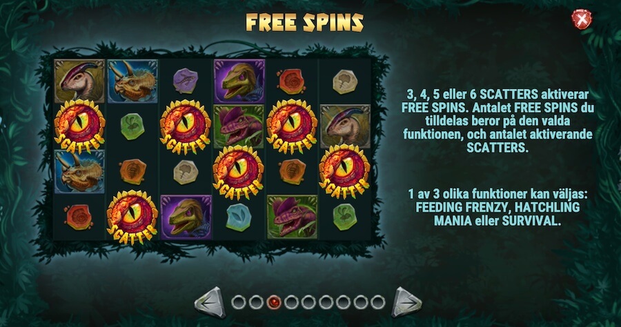 Raging Rex 3 free spins