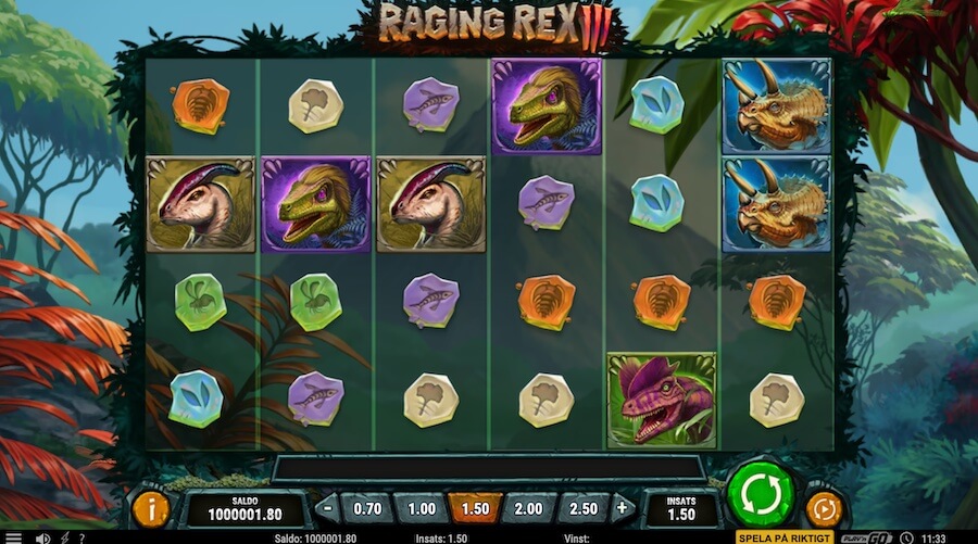Raging Rex 3 spelplan
