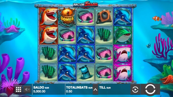 Razor Shark Slot Bonus Game