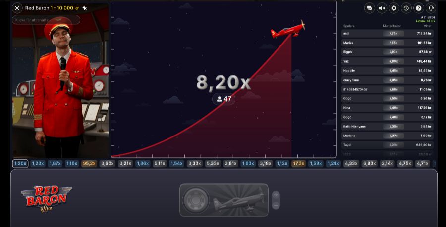 Red Baron huvudspelet