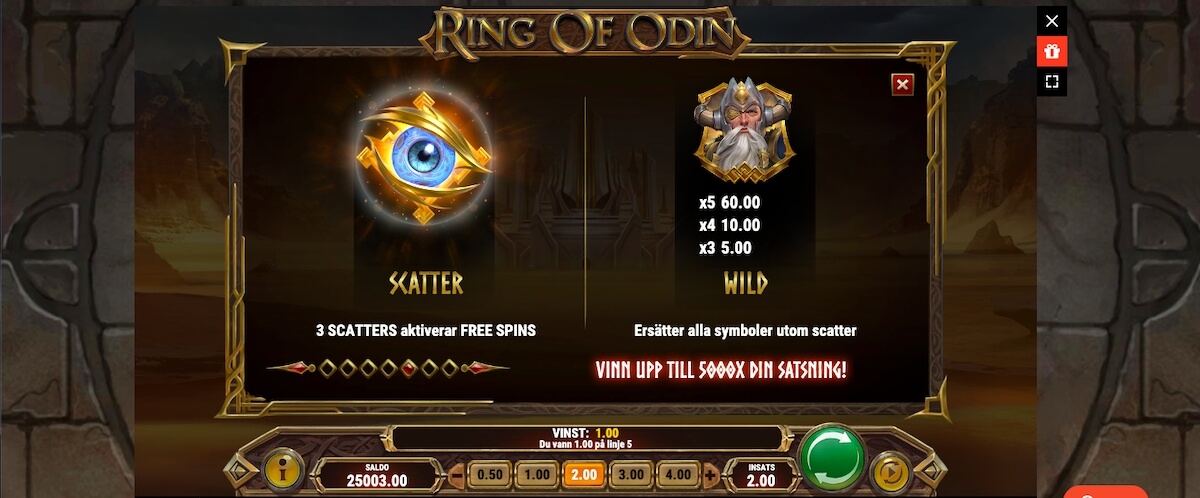 Ring of Odin wilds