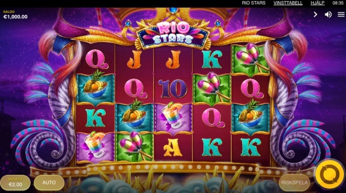 Rio Stars Slot Bonus